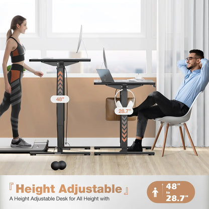 Electric Height Adjustable Standing Desk ,Modern Adjust Table Sit to Stand Desk Computer Ergonomic Computer Workstation Gifts