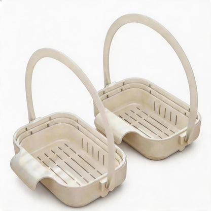 YESDOAGD Retractable Sink Food Catcher, Detachable Kitchen Strainer Basket, Space-Saving Drain Filter