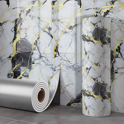 1 Roll of 15.75 X 118.11/23.62*118.11 Inch Inch Tearable Waterproof Self-Adhesive Vinyl Wallpaper Film for Kitchen & Bathroom Countertops Easy to Clean Durable Heat-Resistant