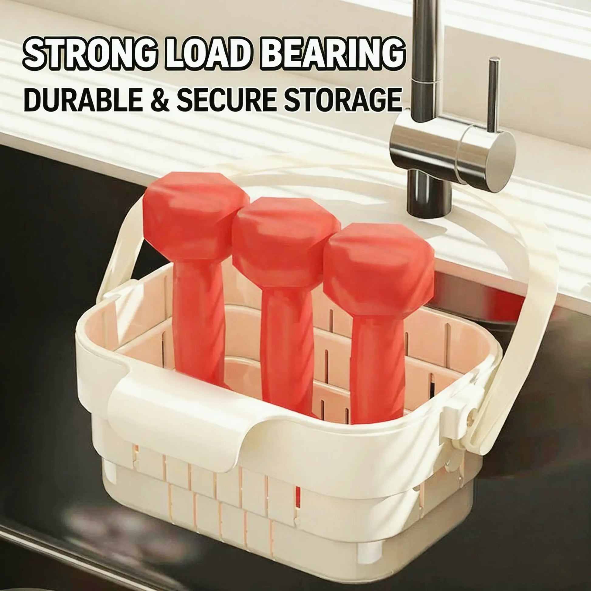 YESDOAGD Retractable Sink Food Catcher, Detachable Kitchen Strainer Basket, Space-Saving Drain Filter
