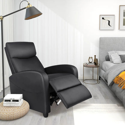 Sweet Furniture Massage Recliner Chair for Living Room, Massage Recliner Chair Theater Chairs Adjustable Modern Reclining Chair with Padded Seat Backrest
