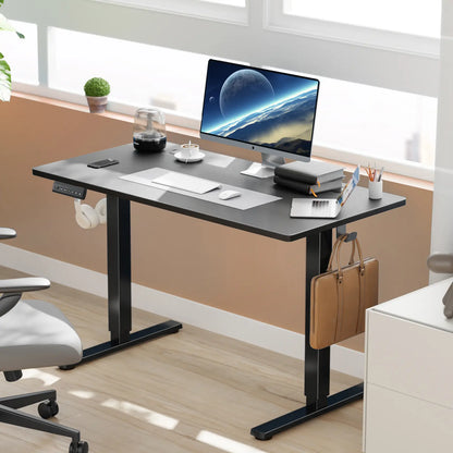 Electric Height Adjustable Standing Desk ,Modern Adjust Table Sit to Stand Desk Computer Ergonomic Computer Workstation Gifts