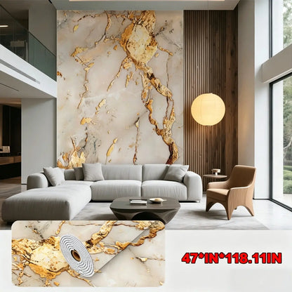 1 Roll of 15.75 X 118.11/23.62*118.11 Inch Inch Tearable Waterproof Self-Adhesive Vinyl Wallpaper Film for Kitchen & Bathroom Countertops Easy to Clean Durable Heat-Resistant