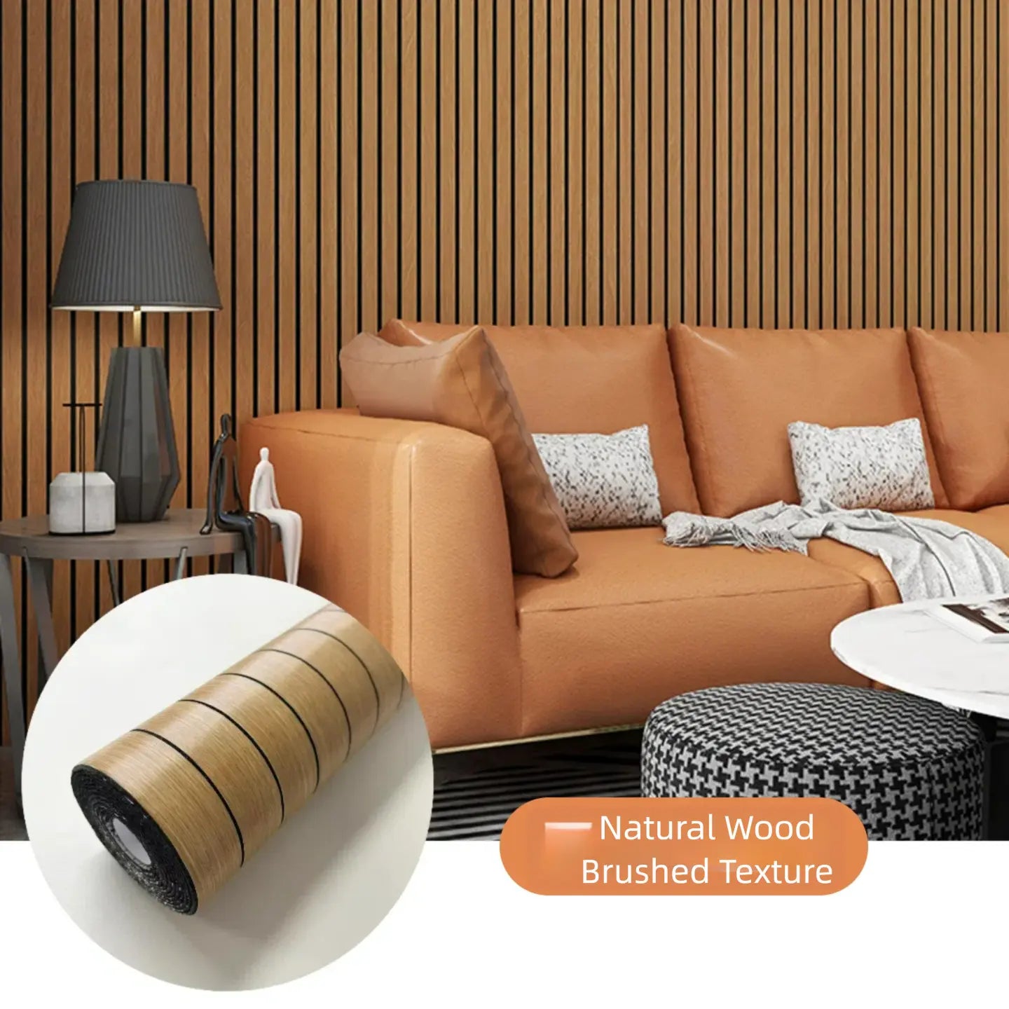 1 Roll of 15.75 X 118.11/23.62*118.11 Inch Inch Tearable Waterproof Self-Adhesive Vinyl Wallpaper Film for Kitchen & Bathroom Countertops Easy to Clean Durable Heat-Resistant