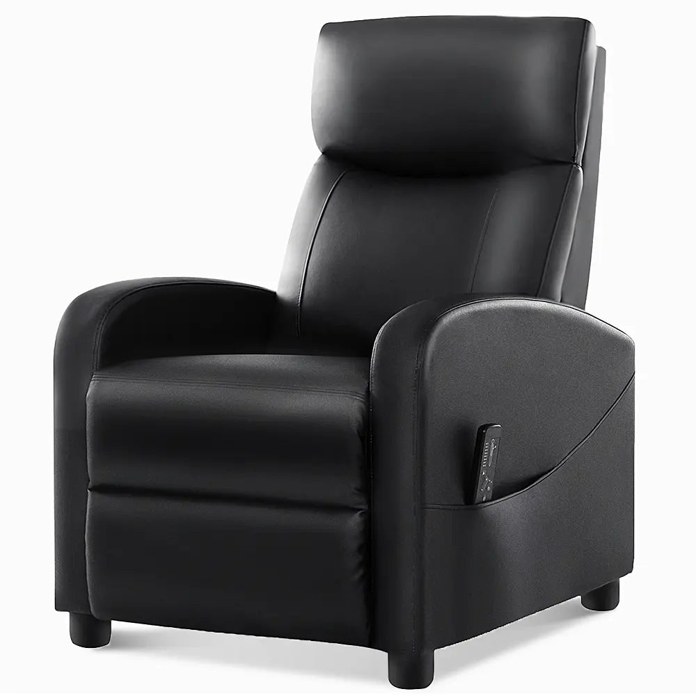 Sweet Furniture Massage Recliner Chair for Living Room, Massage Recliner Chair Theater Chairs Adjustable Modern Reclining Chair with Padded Seat Backrest