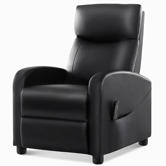 Sweet Furniture Massage Recliner Chair for Living Room, Massage Recliner Chair Theater Chairs Adjustable Modern Reclining Chair with Padded Seat Backrest
